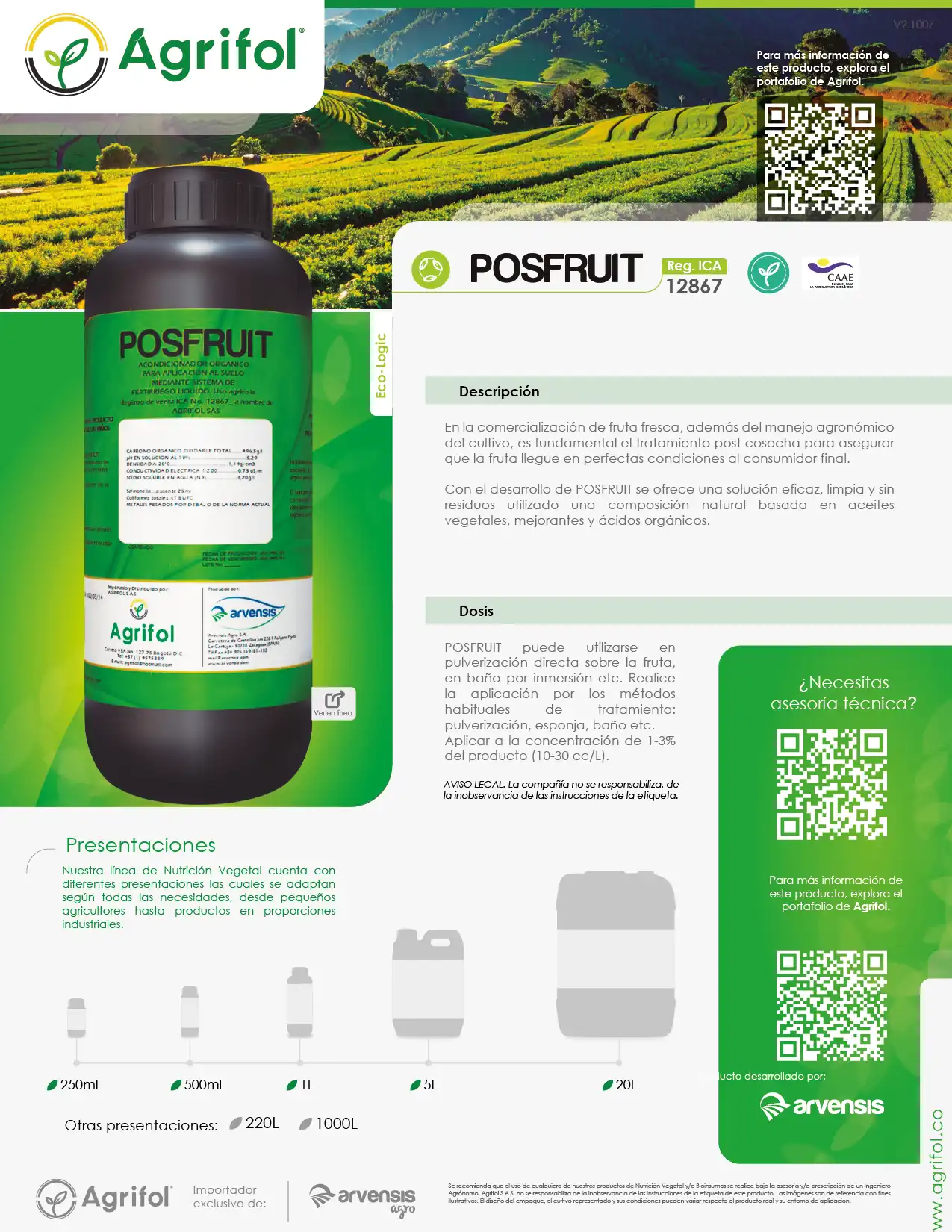 Ficha técnica Posfruit - Página 1